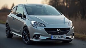 Opel Corsa 1.2 en una carretera