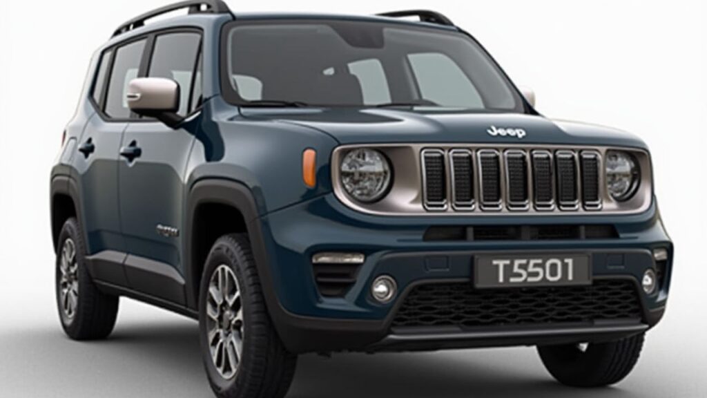 Jeep Renegade con motor puretech de color azul oscuro